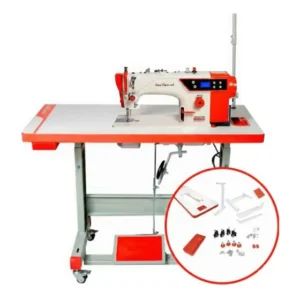 Reta Industrial Sun Special Com Mesa Motor Direct Drive Branco