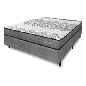 Cama Box Queen Ortopédico Firme Sleep Time 158x198x51 Bf Colchões
