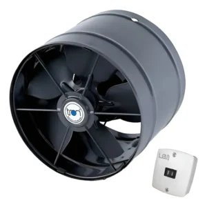 Exaustor Ventilador Axial 200mm Grafite Bivolt 127/220v Grafite