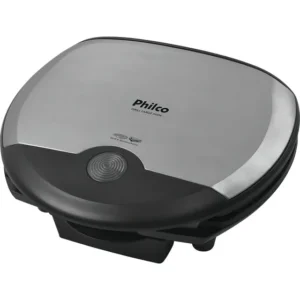 Grill Large Antiaderente Placas Onduladas Inox Philco