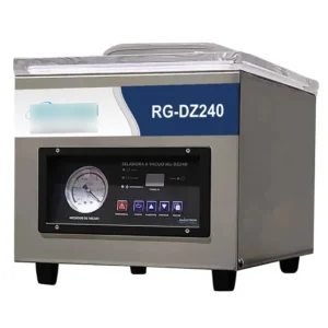 Seladora A Vacuo Comercial Com Câmara Registron Rg-dz240 220v Cinza
