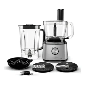 Multiprocessador Britania 5 Em 1 Aço Inox 2 Velocidade 1300w Cinza