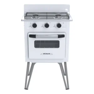 Fogão a Gás 2 Bocas Venax Gemini Vetro Branco