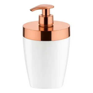 Dispenser Porta Sabonete Líquido Saboneteira Banheiro Rose Rosé Gold
