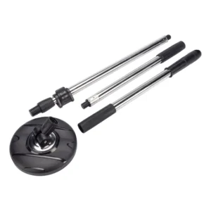 Cabo Inox Com Base Balde Mop 360 Esfregão 1,60m Spin Preto