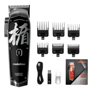 Cortador De Cabelo Madeshow Profesional M10 Preto Cromado
