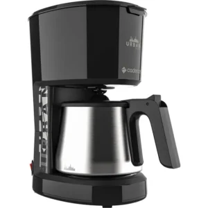 Cafeteira Cadence Urban Pop Inox CAF810 semi automática preta e aço inoxidável de filtro
