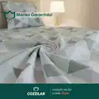 Jogo De Lençol Cama Solteiro Size 2 Peças Box Estampado Com Elástico Malha 100% Algodão Cozzilar Toque Macio Hotel Pousada Modelo 9 - Imagem 2