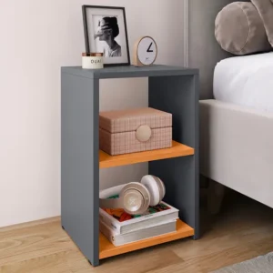 Mesa De Cabeceira Para Quarto Várias Cores Disponíveis Moderna - Cinza - Cinamomo