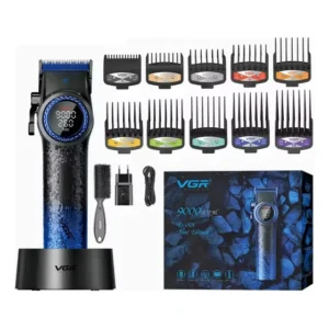 Máquina de cortar cabelo profissional sem fio de 9000 rpm