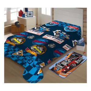Manta Infantil Hot Wheels Jolitex 1,50x2,00m Microfibra
