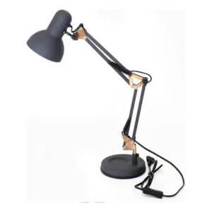 Luminária De Mesa Abajur Articulada 1 E-27 Preto/cobre St378 Preto 127/220v