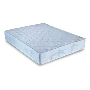 Colchão Queen Ortopédico Madeira Ouro Azul Orthocrin 158x198x24 Conforto Extra Firme Tecido Antialérgico