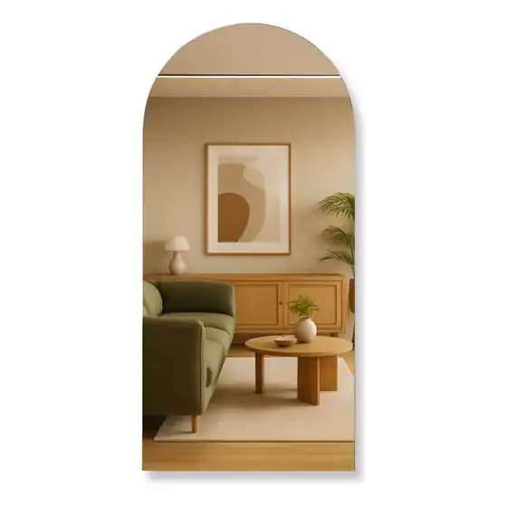 Espelho Oval Base Reta Formma 90x45 Design Moderno Pinterest Slipper - Suporte