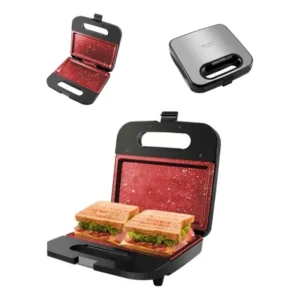 Grill E Sanduicheira Britânia Chapa Em Cerâmica 750w