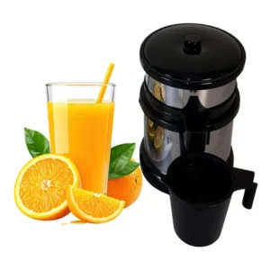 Espremedor De Laranja Inox Elétrico Super Potente Doméstico Cor Prateado Frequência 60