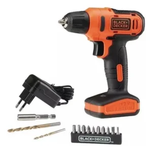 Parafusadeira E Furadeira Elétrica Black + Decker Cor Laranja
