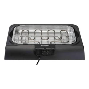 Churrasqueira Elétrica Portátil de Mesa sem Fumaça Grill Preta Agratto Ch2-01