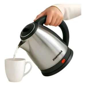 Chaleira Elétrica Café Chá Jarra 2litros Inox 1000w Prateado