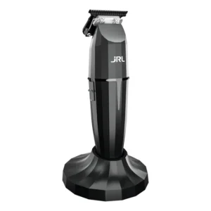 Máquina de Cortar Cabelo JRL Kit Onyx Preto Sem Fio 10 Pentes