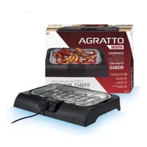 Churrasqueira Elétrica Agratto Mr.cheff Ch2-02 Nacional Preto 220v