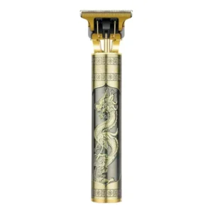 Máquina Barbear De Cortar Cabelo Barbeador Elétrico Dourado-escuro 127v