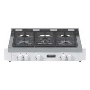 Fogao De Mesa De Embutir 5 Bocas Venax Temis Branco Gas Glp