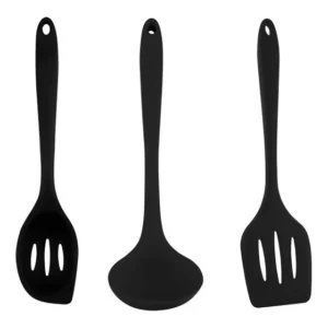 Kit Cozinha Colher + Concha + Espátula Silicone