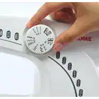 Máquina De Costura 6 Pontos 1000a Janome Branco 220v - Imagem 2
