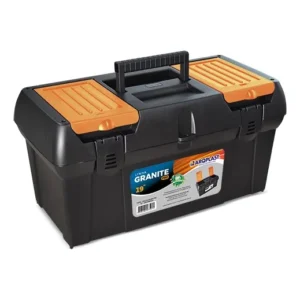 Caixa Maleta De Ferramenta Granite Pro 19 Multiuso Cor Preto