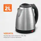 Chaleira Elétrica Mondial Pratic Inox 127v - Imagem 5
