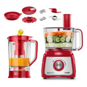 Multiprocessador Turbo Chef 9 em 1 Mondial 1000W MPN-01-RF