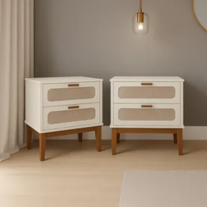 Kit 2 Mesa De Cabeceira Grande Para Quarto De Casal Moderno