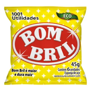 Lã De Aço 45g C/ 6unid. Bombril