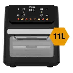 Air Fryer Oven Philco 11L 8 Funções Visor 1800W PAF11B