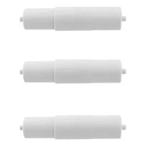 Kit 3 Rolete Plástico Suporte Para Papel Higiênico Astra