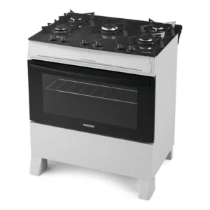 Fogão De Piso Itatiaia 5 Bocas Electra Glass New | Mesa Em V