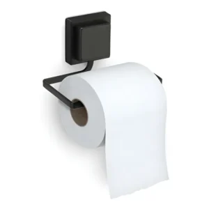 Porta Papel Higiênico Papeleira Fixação 3m Black Arthi 2569 Cor Preto