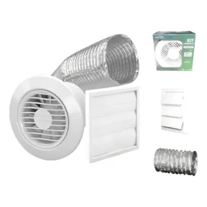 Exaustor Banheiro Ambientes Sicflux (completo) 3m Duto 127/220v