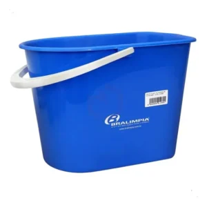 Balde Bralimpia Mopinho Azul Com Alca 12 Lts Azul