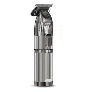 Máquina de Cortar Cabelo Madeshow M6 Prateada Sem Fio Aço Inox Cerâmica 7200 RPM