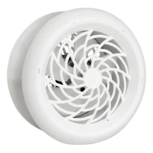 Exaustor Venti-delta Residencial Industrial 25cm 110/220v Bivolt (110v E 220v) Branco