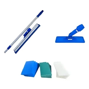 Suporte Limpa Tudo Euro Kit Rodo Twister Fibras Limpeza