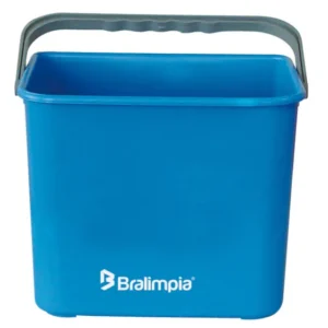 Balde 4l com Alça Reforçada para Limpeza Geral Bralimpia Cor Azul