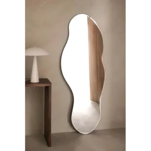 Espelho Orgânico de Parede Corpo Inteiro 170x45cm Lapidado