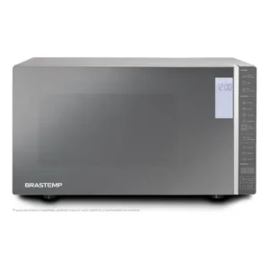Micro-ondas Brastemp 32l cor Inox Espelhado com Grill e Painel Integrado Bmg45ar