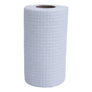 Rolo Flanela Microfibra Simplo Branco 50 Peças Alto Poder Absorção