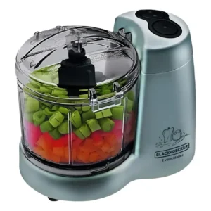 Mini Processador De Alimentos Black Com 2 Velocidades 220v