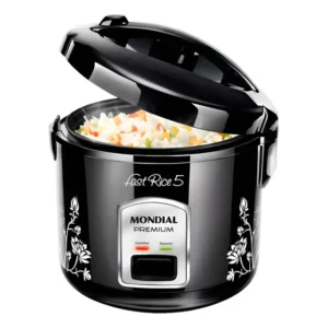 Panela Elétrica Mondial Npe-08-5x Fast Rice 5 Xícaras 400w Preto 127v