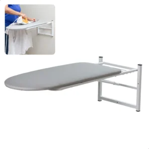 Tábua Mesa De Passar Roupa Articulada De Parede Cor Branco Lisa Branco